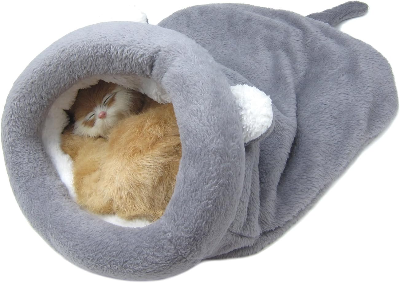 Alfie Pet - Dayton Cat Sleeping Cave Bed - Color: Grey, Size: Medium