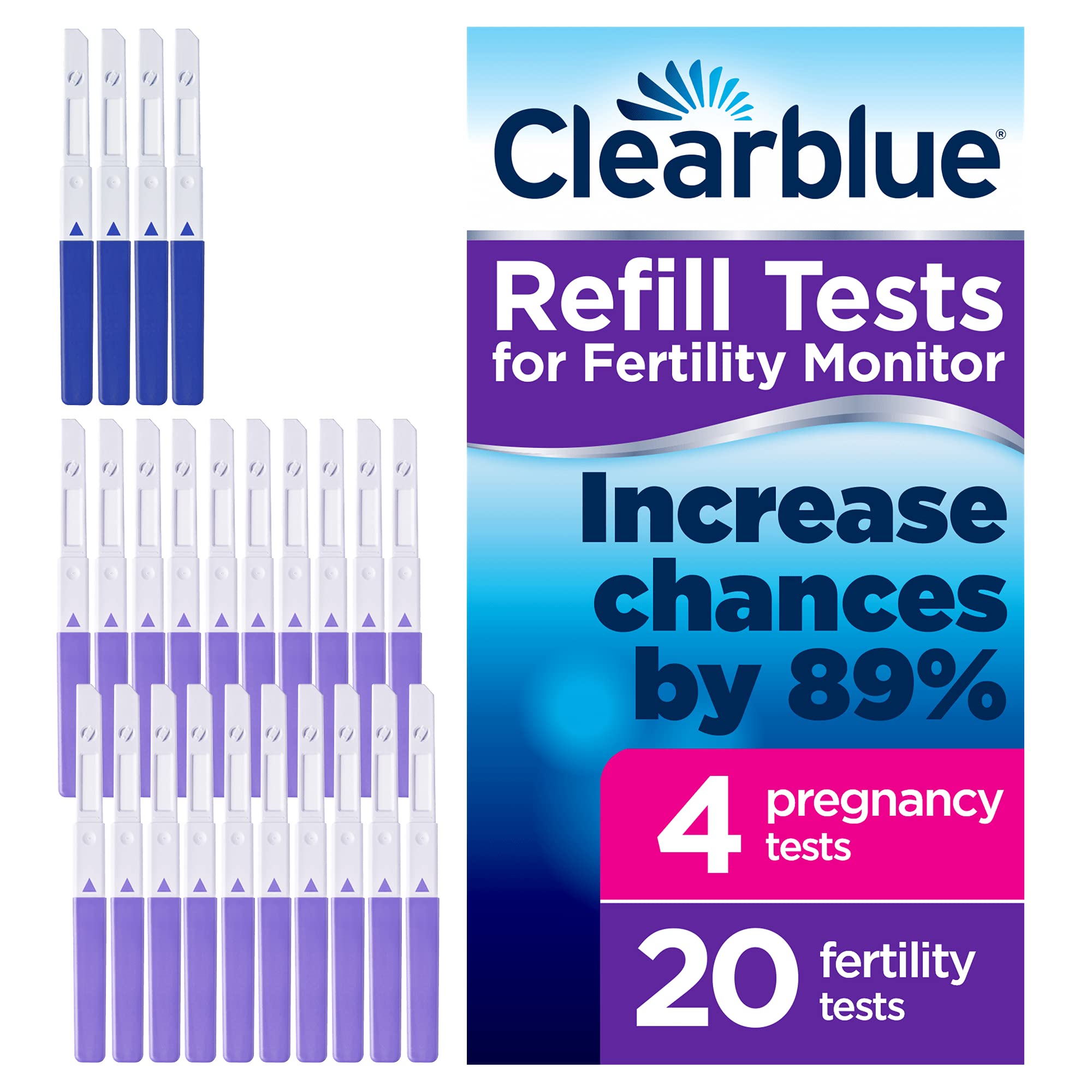 Buy Clearblue Refill Pack For Advanced Fertility Monitor 20 Fertility