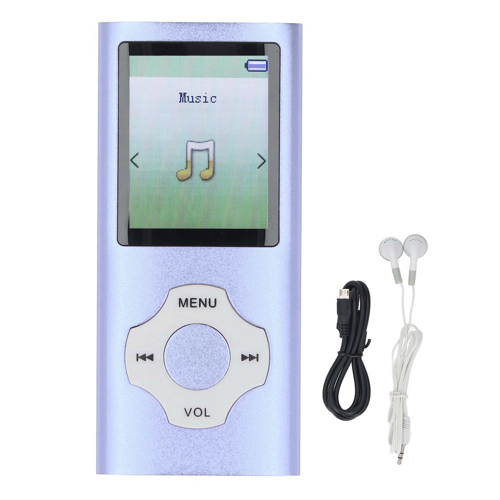 LICAEVEY HiFi MP3 MP4 Player with 1.8" Color Screen, Support 128GB Expandable Memory, Aluminum Alloy Body, 10 Hour Playback, Supports MP3 | WMA | FLAC | APE (Blue Purple)-image-12