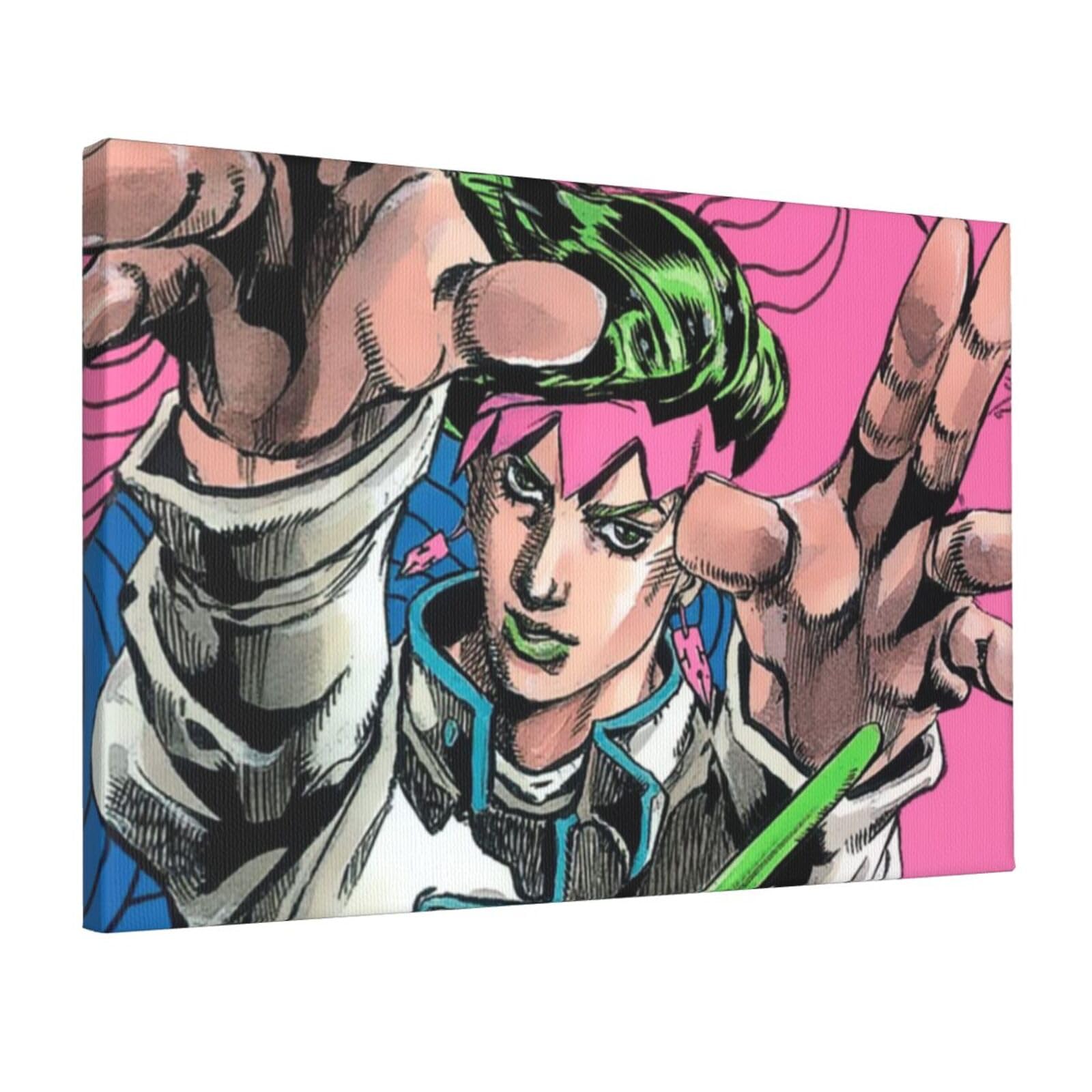ジョジョ　アートデリ　キャンバスボード　岸辺露伴 Amazon.co.jp: 家の装飾ジョジョS奇妙なポスター壁アート岸辺