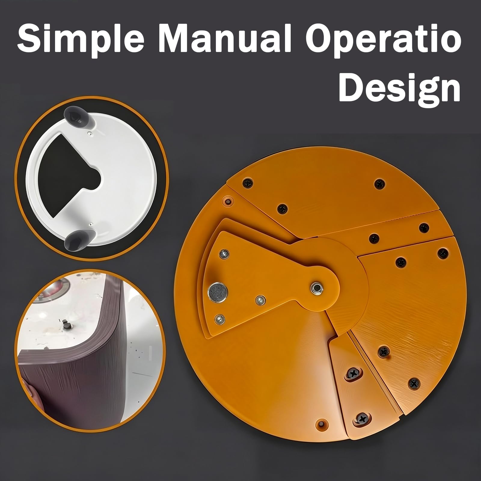 Herramienta para Doblar Cantos En Arco, Plantilla para Carpintería, para Cantos Curvos, Compatible con Cinta De Canto De 22 Mm, Diámetro Opcional De 23/25,8 Cm 23cm