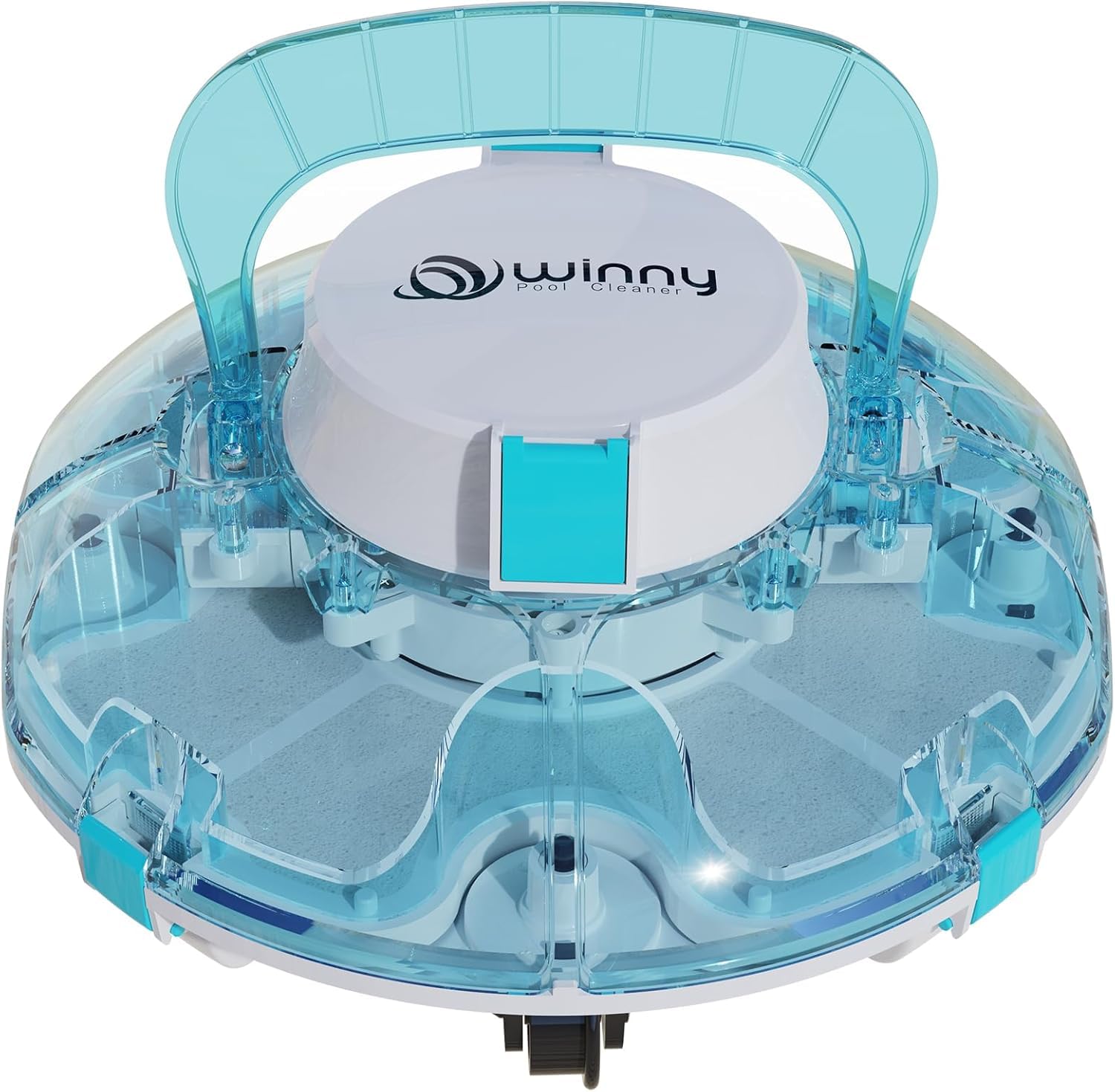 (2026 Upgrade) Cordless Robotic Pool Cleaner, Automatic Pool Vacuum for Above Ground with 80 Mins, Double Filters, Portable, Self-Parking, Ideal for Pools up to 650 sq.ft-image-14