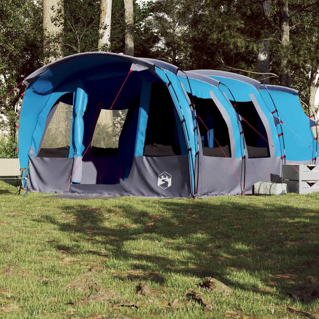 Tunnel-Familienzelt 8 Personen Familienzelt Eingang Campingzelt Groß Geräumig Wasserdicht Ideal für Campen & Festival Wasserdicht