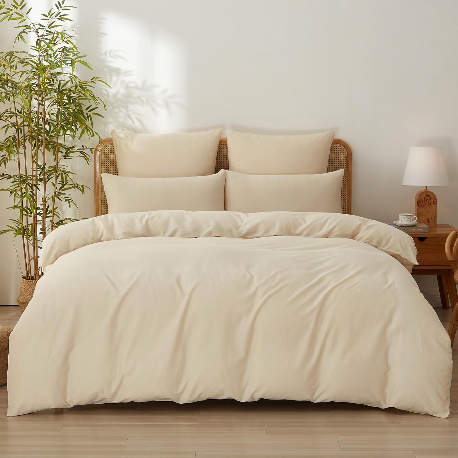 Parure de lit en satin de coton de luxe 155x220 cm Bailix de qualité supérieure