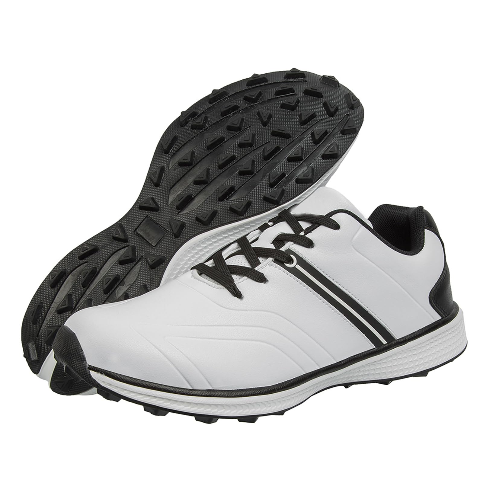 Zapatos De Golf Unisex, Zapatillas De Golf Sin Clavos para Hombres Y Mujeres para Entrenamiento, Zapatos De Golf Ligeros Antideslizantes para Tamaños 39-47