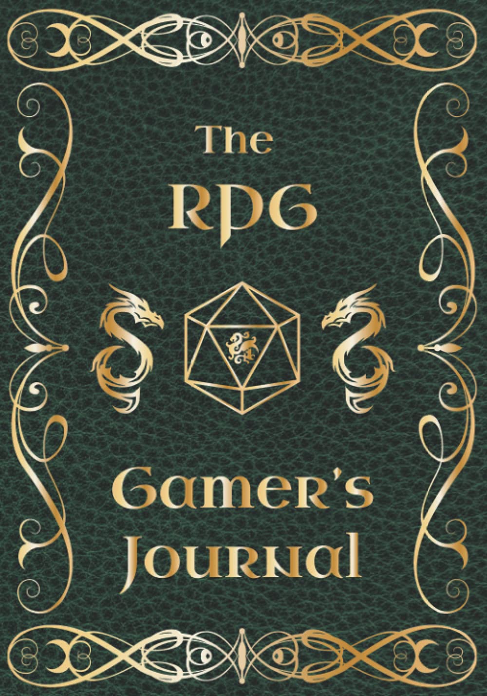 The RPG Gamer's Journal: Fetid Forest Green Dragon Dice Cover: Mixed paper: Ruled, graph, hex: For role playing games: Notes, tracking, mapping, terrain plans (The RPG Gamer's Journal - Dual Dragons)