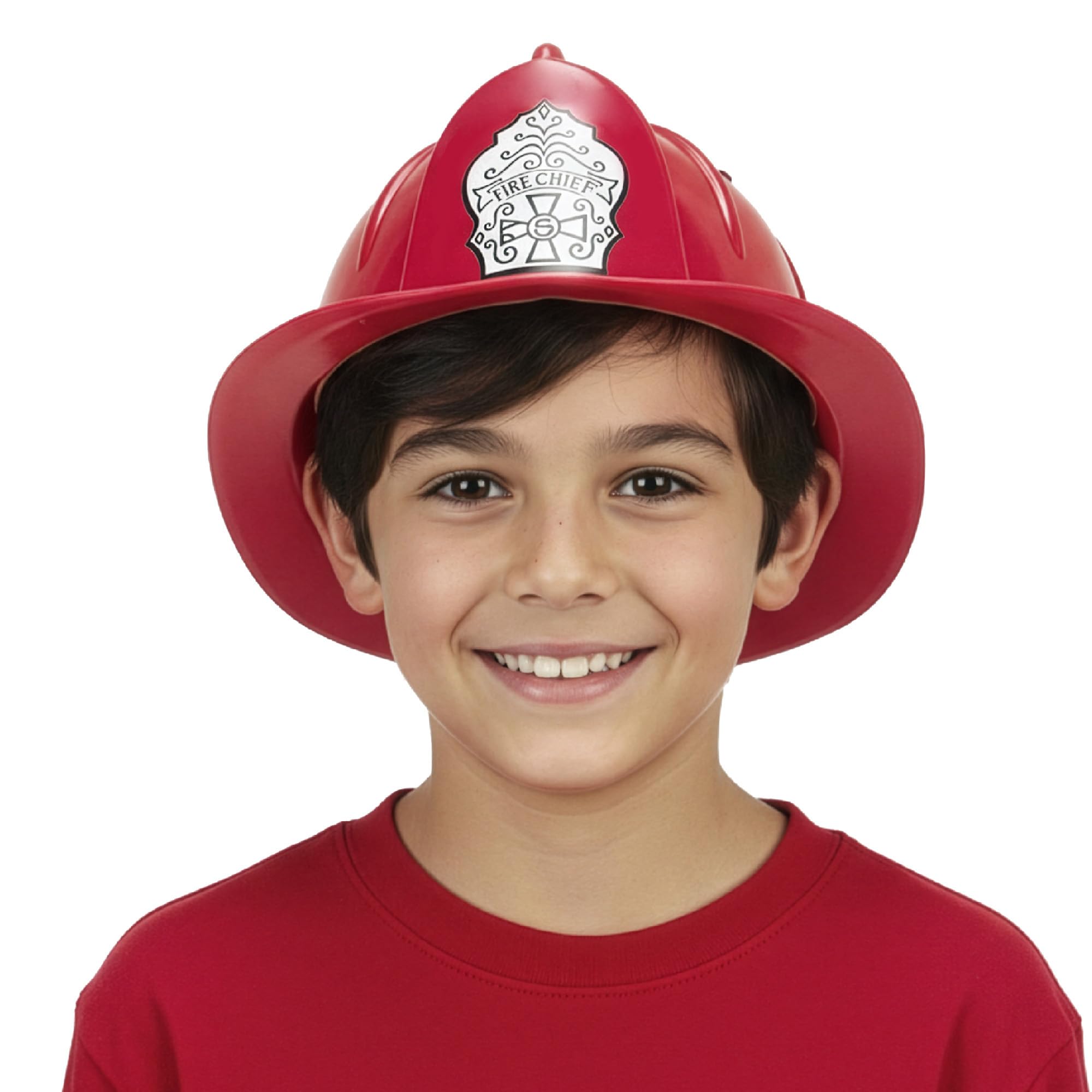 Carnival Toys Casque de pompier rouge 5492