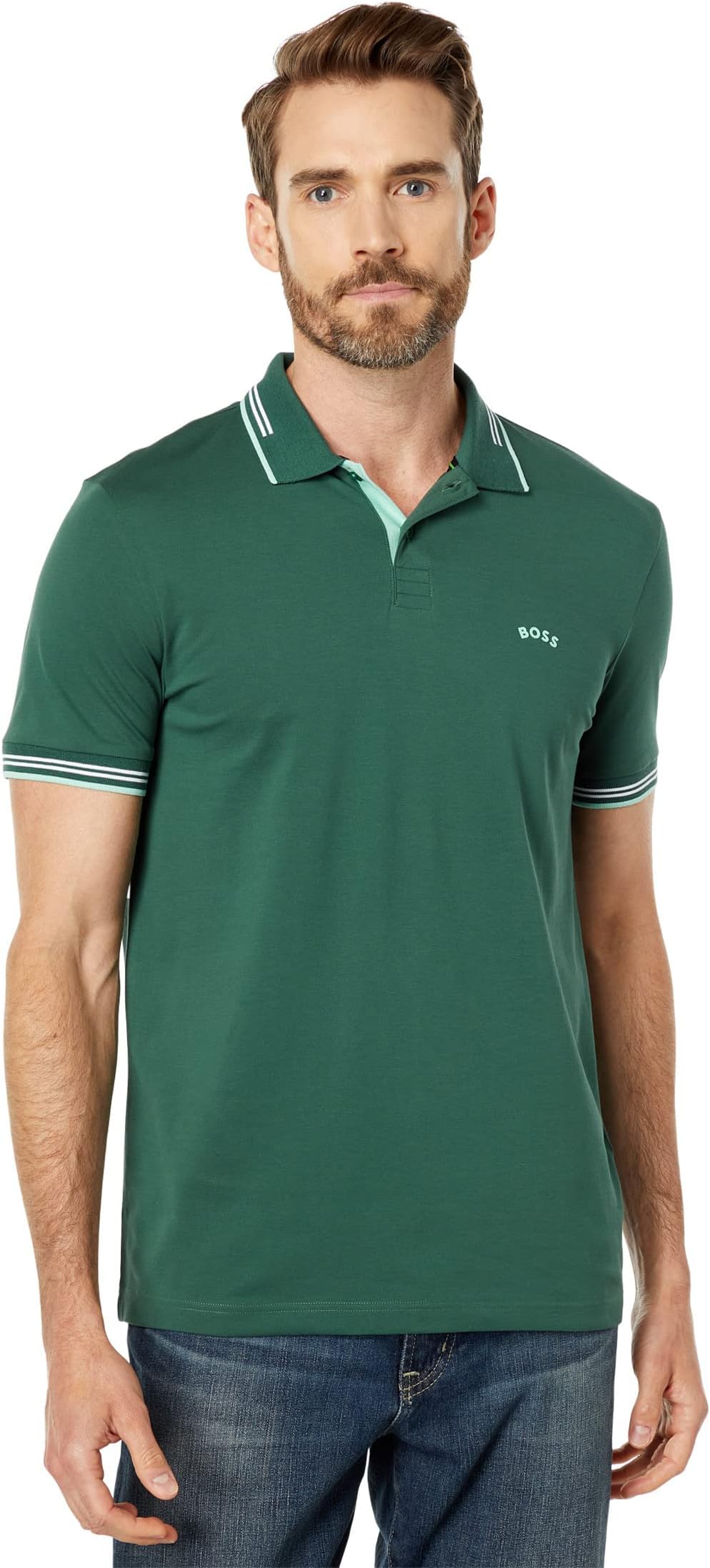 BOSS Paul Curved Polo