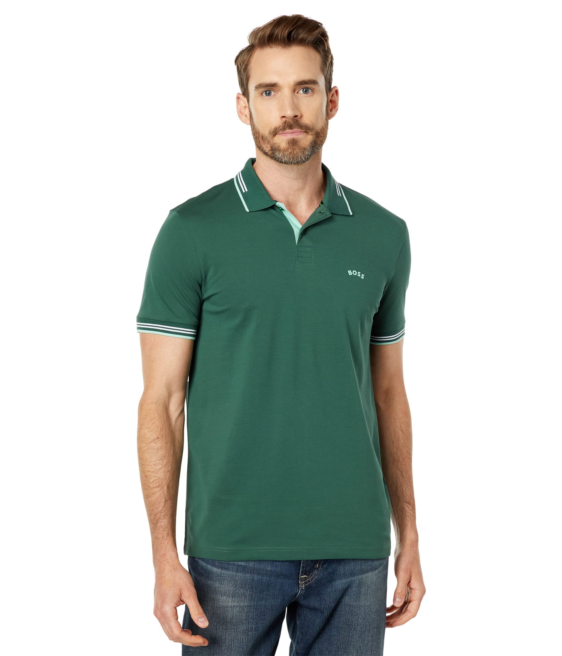 BOSS Paul Curved Polo