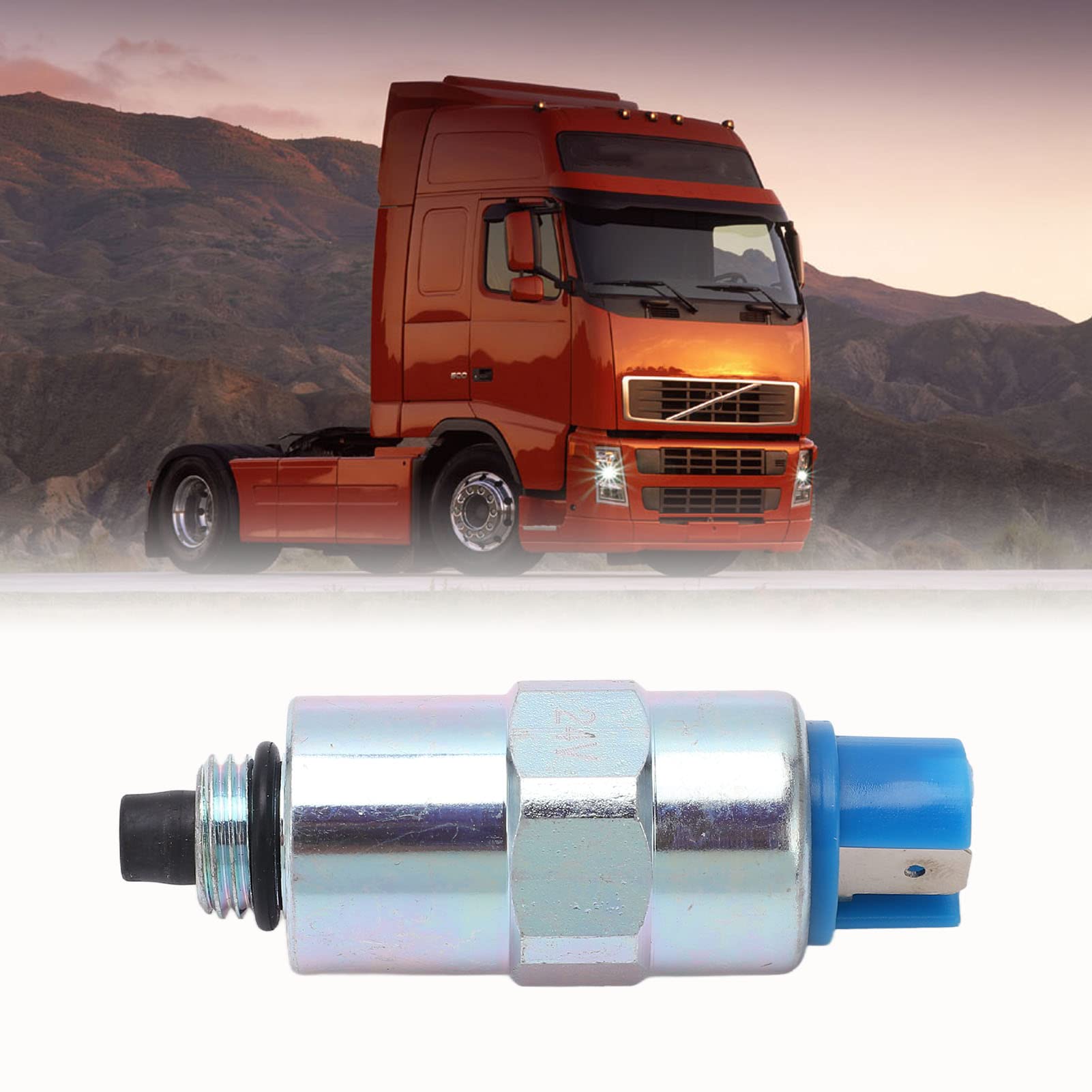 Elettrovalvola di Interruzione del Motore 24V 26420471 per Motore Perkins Serie 1000 1004 1006 Sostituzione Dell'elettrovalvola di Interruzione del Carburante per Iniezione
