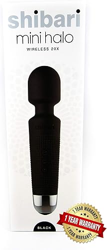 Miniatura 7 de Shibari Mini halo potente masajeador recargable de mano, varita impermeable inalámbrica, perfecta para brazos, cuello, piernas, espalda, columna