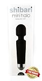 Shibari Mini Wand Vibrator Massager, Black