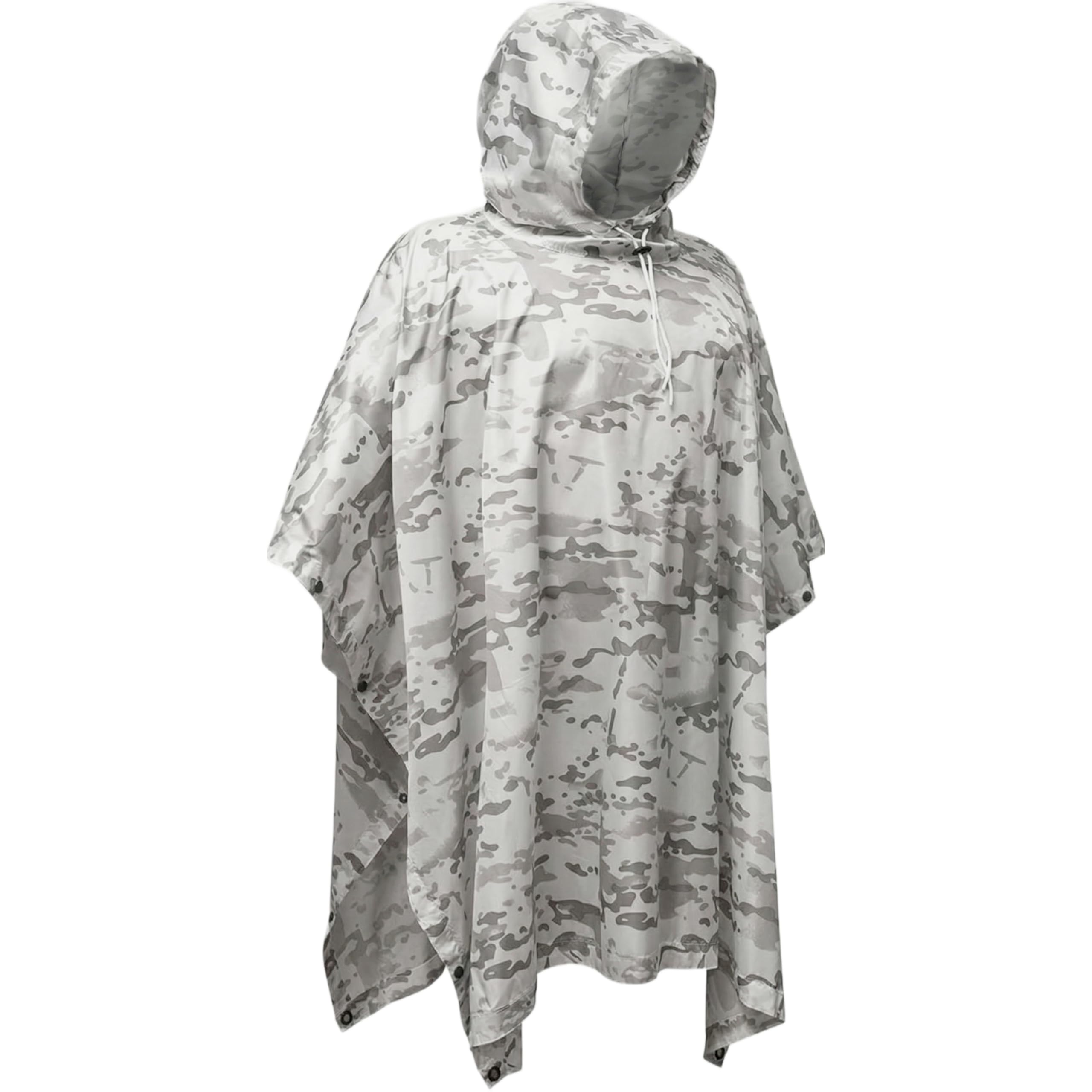 Multicam Alpine Schneetarnung Kapuzenponcho für Jagd, Airsoft & Outdoor