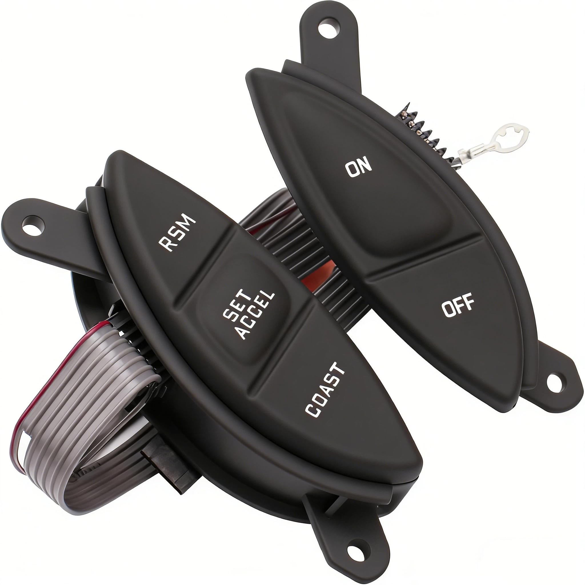 F87Z9C888BB Steering Wheel Mounted Cruise Control Switch Replacement for Ford 1998-2003 Ranger 2001-2005 Explorer Sport Trac F150 Mercury Mountaineer Mazda B3000, 901399 F87A9D809BA