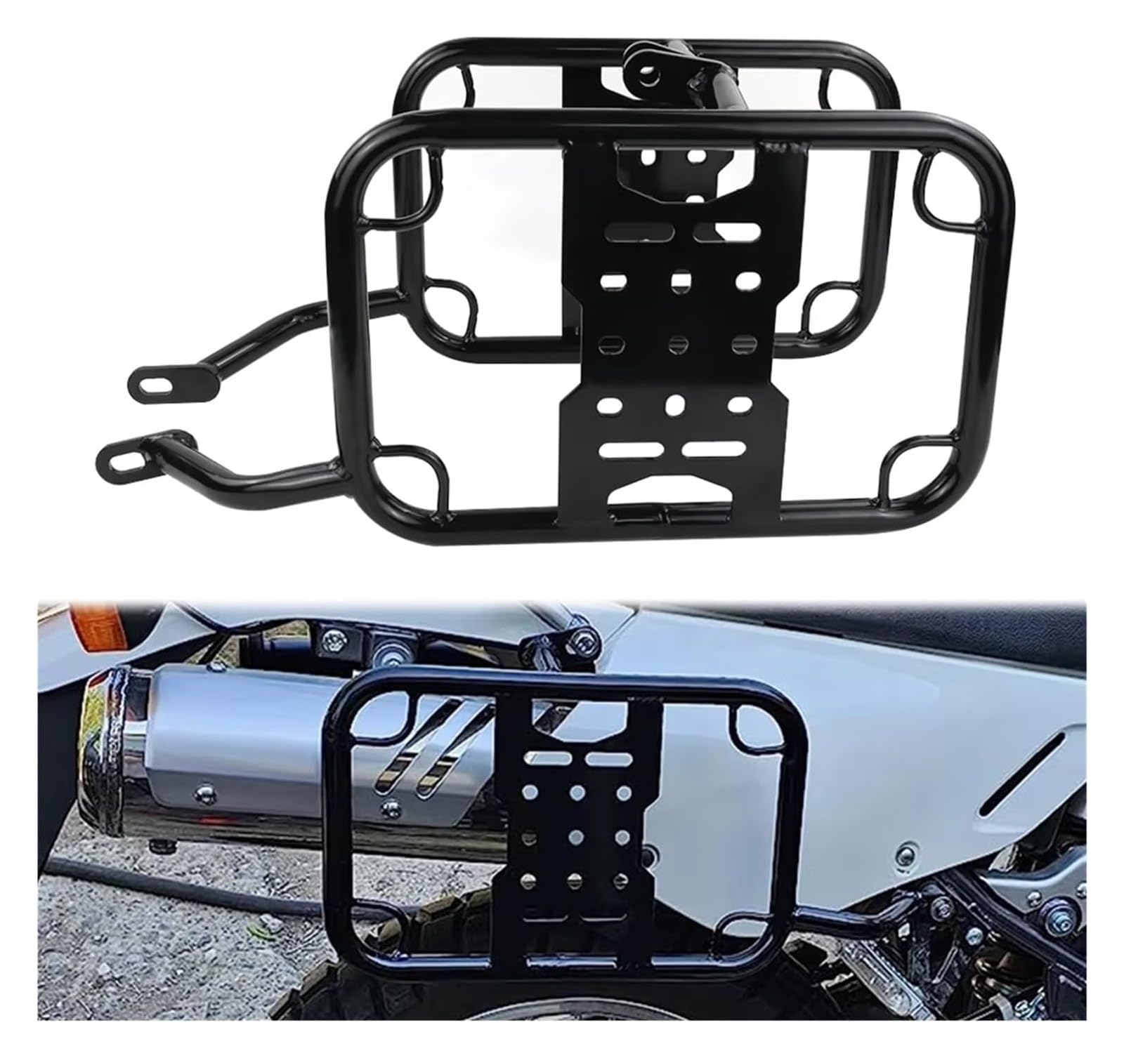 Motocicletas portaequipajes Trasero para Suzuki para DR 650 1996-2023 2024 2025 para DR650 Portaequipajes Laterales Soporte para Alforjas para Motocicletas para
