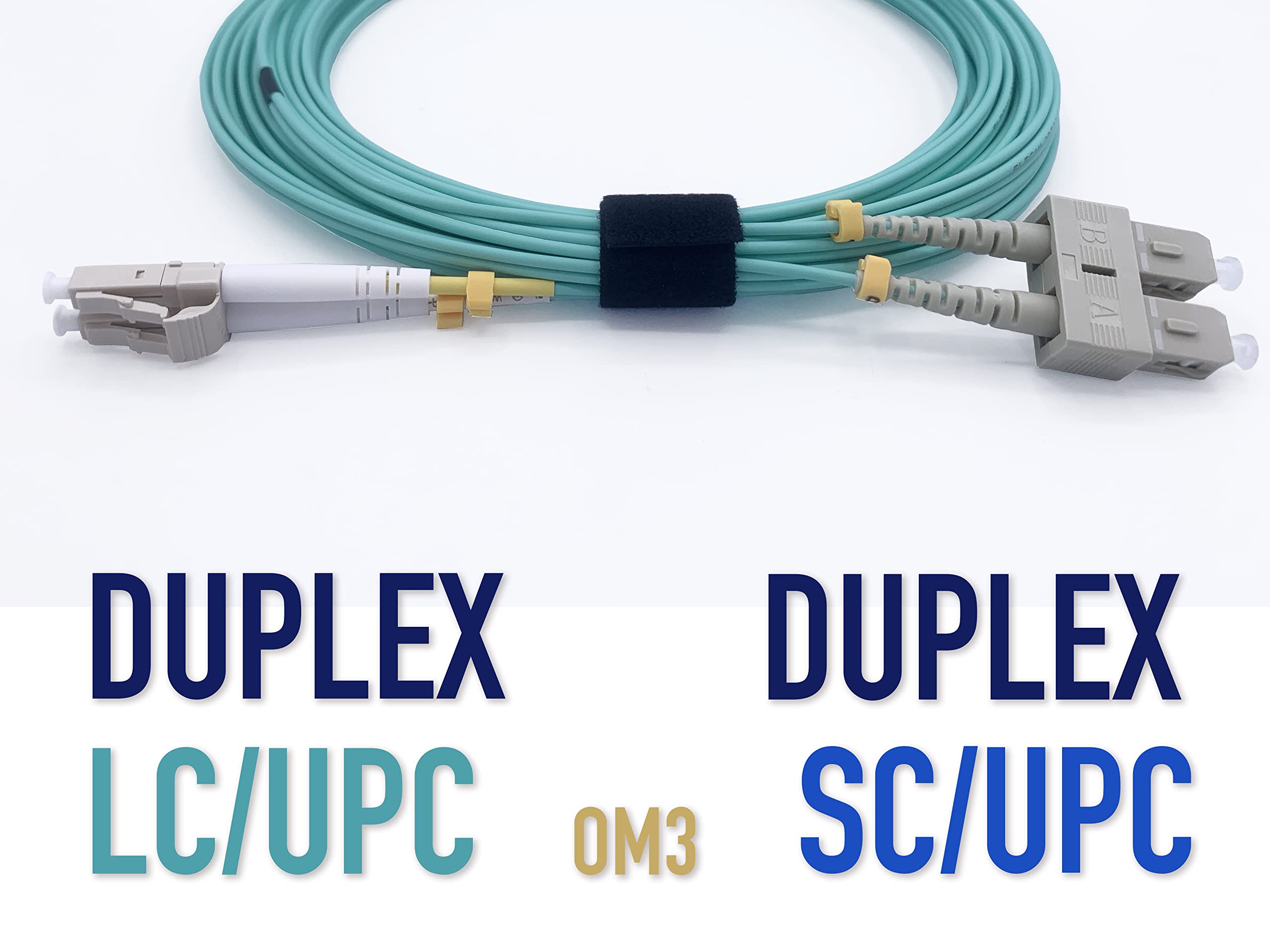 Elfcam Glasfaser-Kabel OM3 - SC Auf LC Stecker Für High-Speed Netzwerke