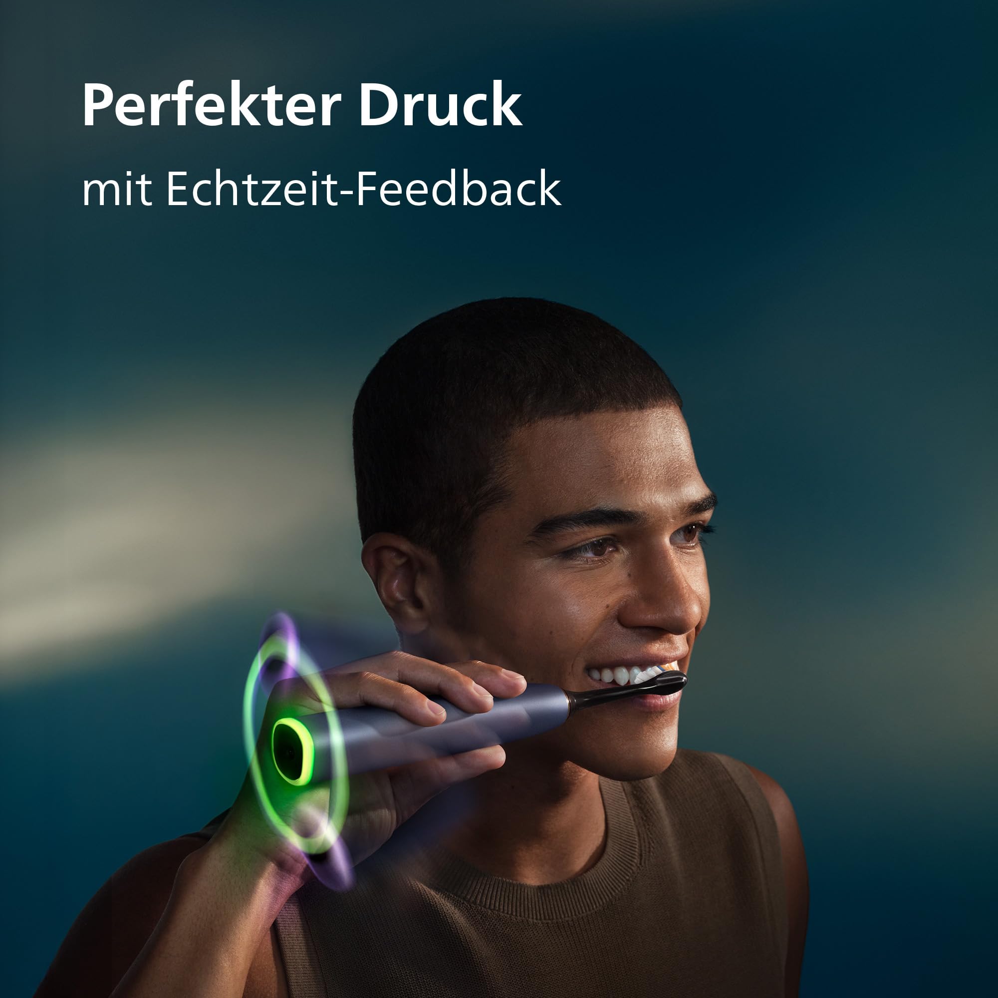 Philips Sonicare Next-Generation DiamondClean 9900 Prestige elektrische Zahnbürste - intelligentes Feedback zur Putzabdeckung, intelligente Andruckkontrolle und 24 Einstellungen, Sturmblau, HX9815/98