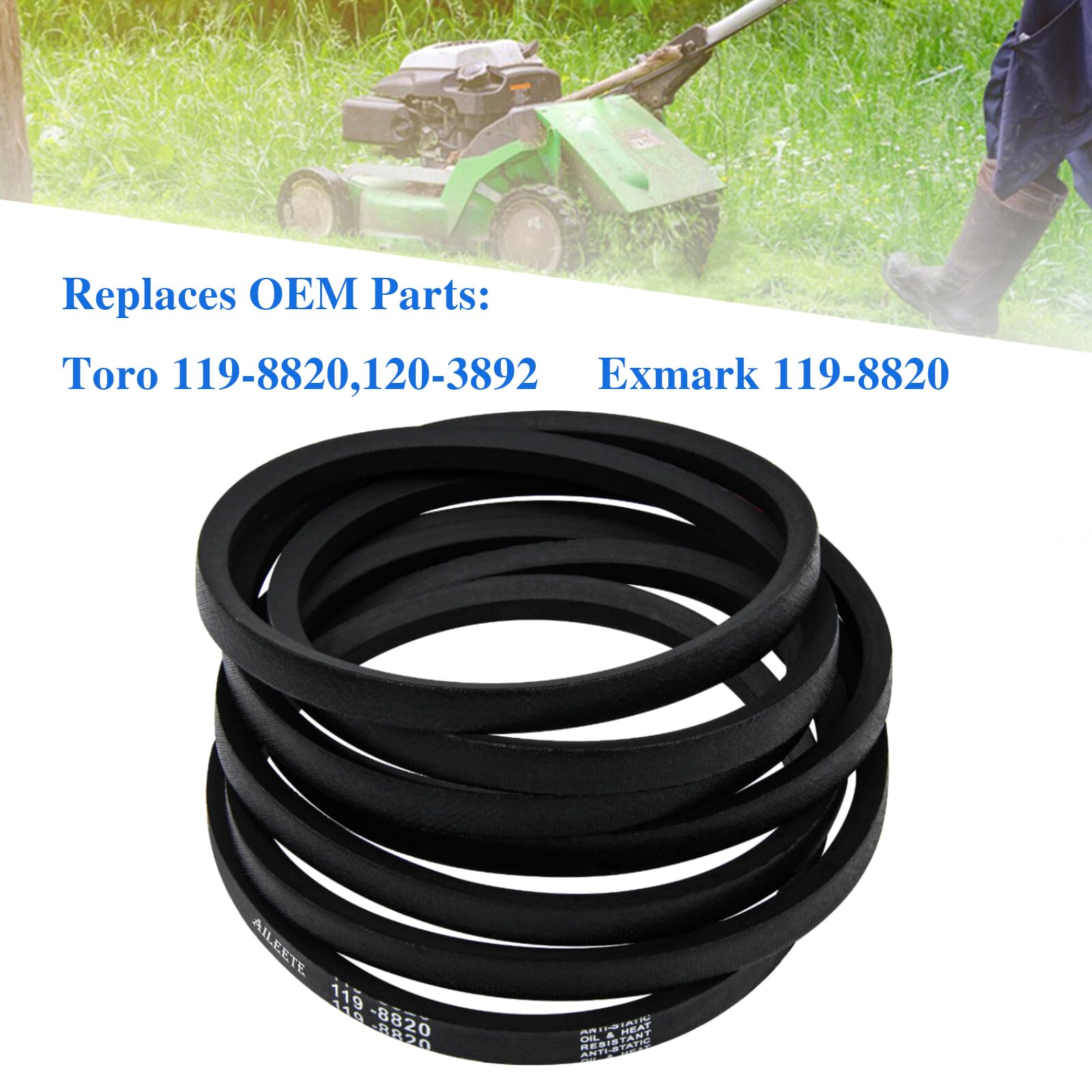 119-8820 Toro Belt UDC Parts 119-8820 Deck Belt For Toro