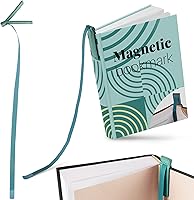 Vista 11 de Superior Essentials Marcapáginas magnético de cuero auténtico, marcapáginas bíblicas de cinta larga para amantes de los libros, amplifica tu amor