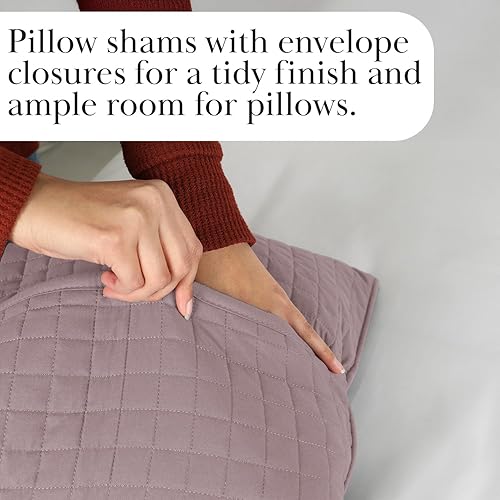 Miniatura 7 de Southshore Fine Living, Inc. - Juego de edredón extragrande, con 2 fundas de almohada acolchadas a juego, tamaño KingCalifornia King, color lavanda