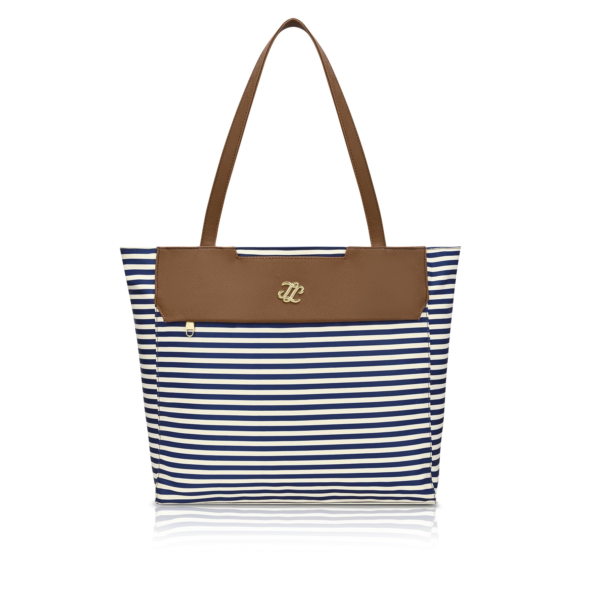 Women's Stripe Norman Tote Bag | Tote Bag for Work | Ladies Purse | Stylish Shoulder Bag | Gift for Women-image-34