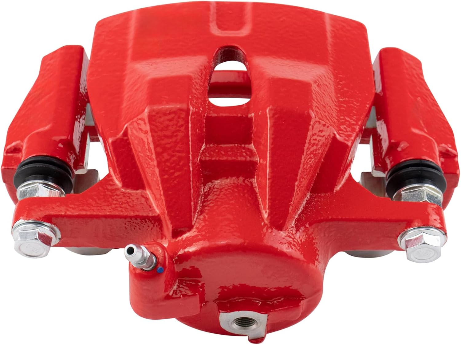 TRQ Front Left Brake Caliper w/Bracket Performance Red Drivers Side Compatible with 2009-2010 Pontiac Vibe 2008-2014 Scion xD 2009-2018 Toyota Corolla 2009-2013 Matrix