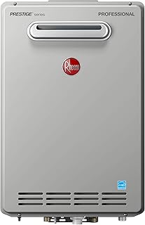 Rheem Prestige High Efficiency 9.5GPM Outdoor Natural Gas Tankless Water Heater