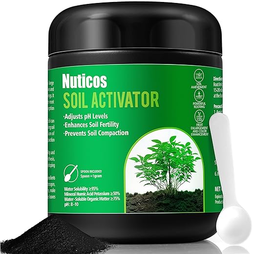 Soil Revitalizer (17.6 oz / 500g), Lawn & Garden Soil Conditioner - Plant Food Enhancer, Concentrated Humic Acid with Fulvic - Yields 266 Gallons (17.6, Ounces)