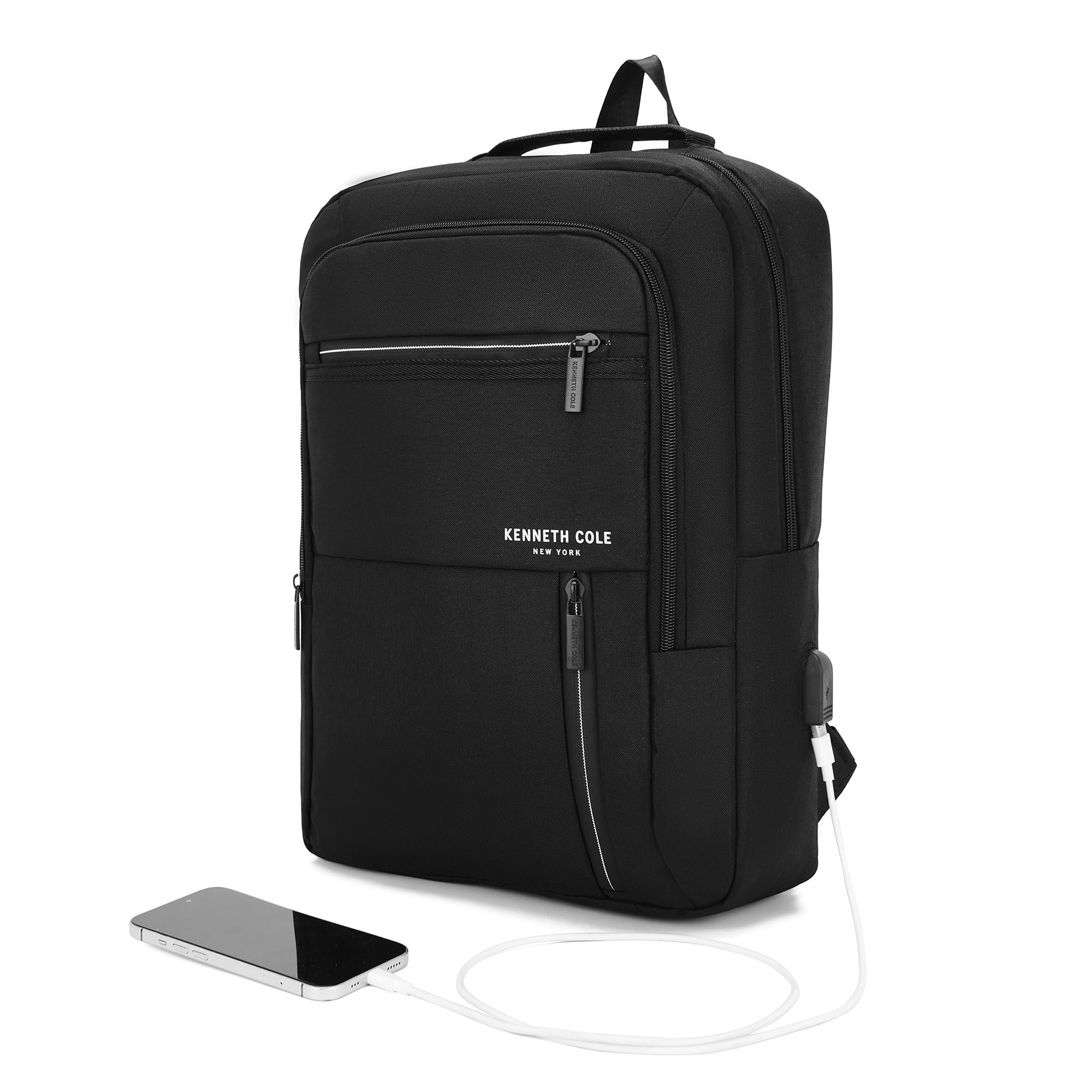 Unisex Laptop Backpack, Stylish & Modern Design Business Bag with A Unique Usb Charging Port Feature-image-14