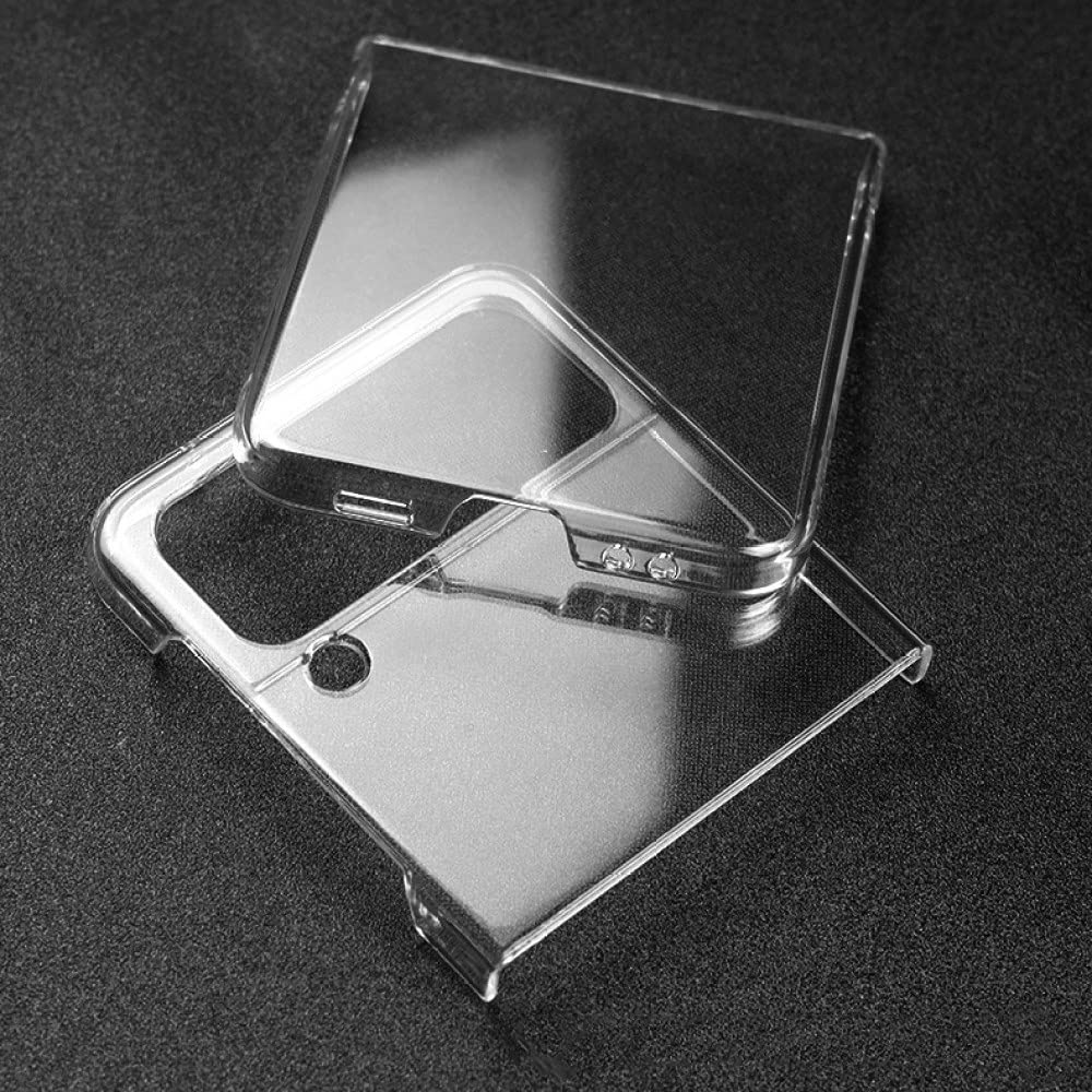 Do Samsung Galaxy Z Flip 3 4 Etui Przezroczysty, odporny na wstrząsy Do Zflip5 5G Pokrowiec na telefon Smukłe, cienkie ochronne silikonowe etui do Galaxy Flip3 4, do Z Flip 4