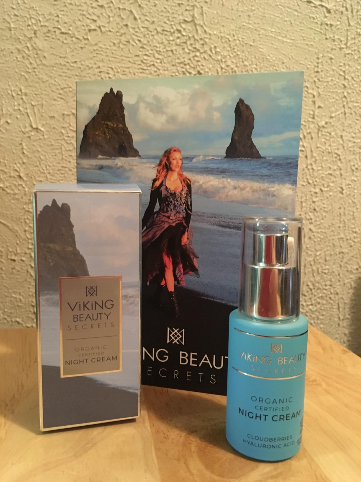 Viking Beauty Secrets Night Cream - Anti Aging Night Face Cream with Nordic Antioxidant Berries - Hyaluronic Acid Night Cream Moisturizer for Face to Replenish Lost Moisture - 1 Fl Oz