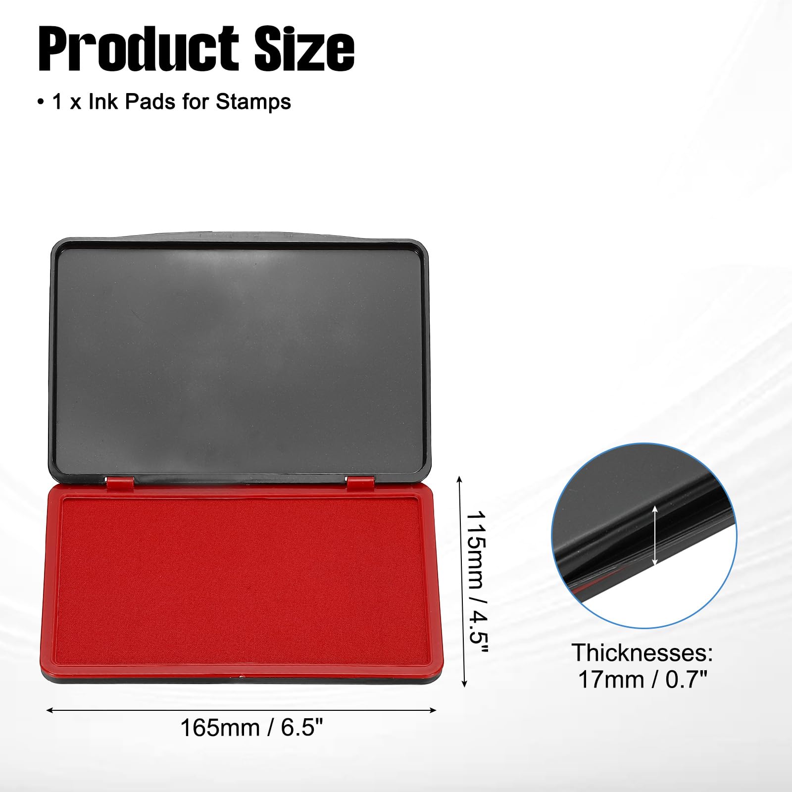 PATIKIL 6.7"x4.7" Large Stamp Pad - Image 2