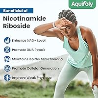 Vista 6 de Suplemento liposomal de ribósido de nicotinamida de 2000 mg con TMG y pterostilbeno para una máxima absorción, superior a NAD, aumento de NAD +