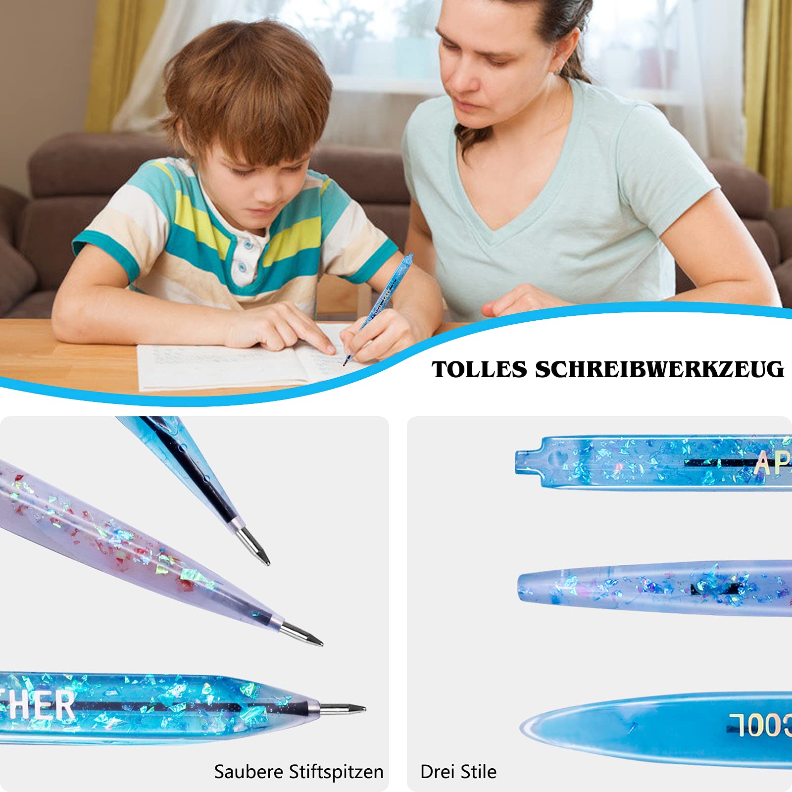 Allazone 30-teiliges Silikon-Formen-Set Für DIY-Harz-Notizbuch-Cover & Kugelschreiber – Inkl. Buchringe & Nachfüllstifte