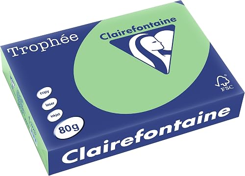 Clairefontaine 1775C - Karton mit 5 Ries Druckerpapier / Kopierpapier Trophee, i