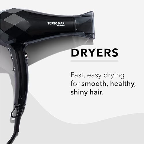 Miniatura 5 de InStyler Turbo - Secador de pelo iónico ligero, gris, secador de pelo de cerámica de secado rápido para un cabello suave y saludable, motor de CC