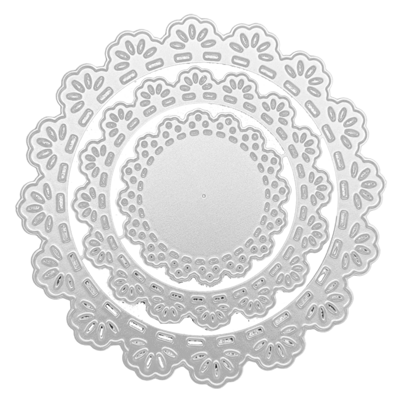 Xjdzineq Laciness Die Cuts Nesting Cricle Cutting Dies Embossing Die Cuts Template for Kid Card Making Scrapbooking Albums Cutting Dies for Card Making