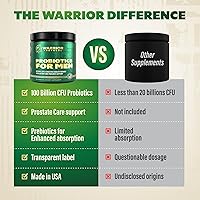 Vista 8 de Probióticos para hombres con prebióticos - Suplemento probiótico para hombres para la salud digestiva, salud intestinal, salud inmunológica