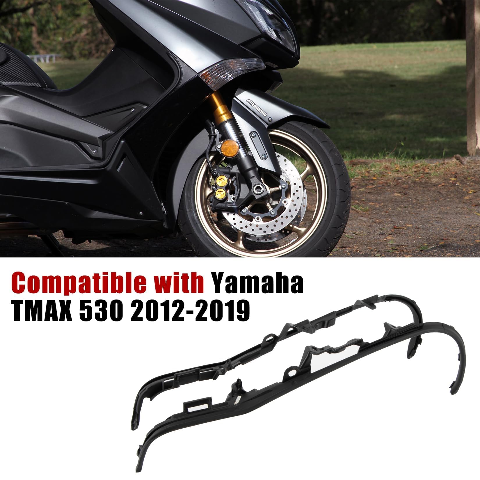 PSLER Motociclette Striscia Trim Copertura Laterale del Pedale Trim Decorazione Corpo per TMAX 530 2012 2013 2014 2015 2016