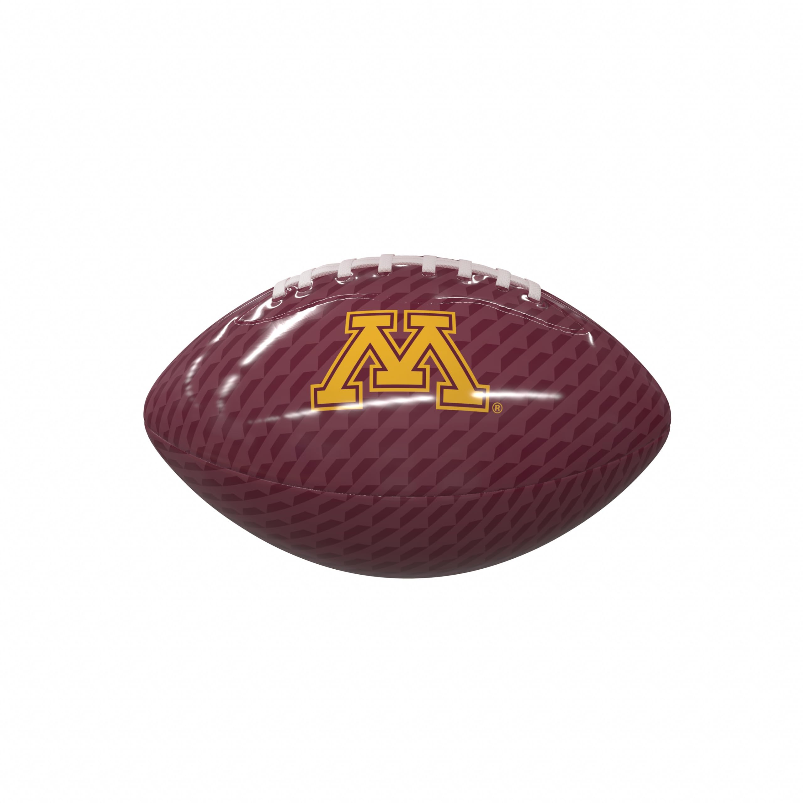 Logo Brands Minnesota Golden Gophers Carbon Fiber Mini Size Glossy Football