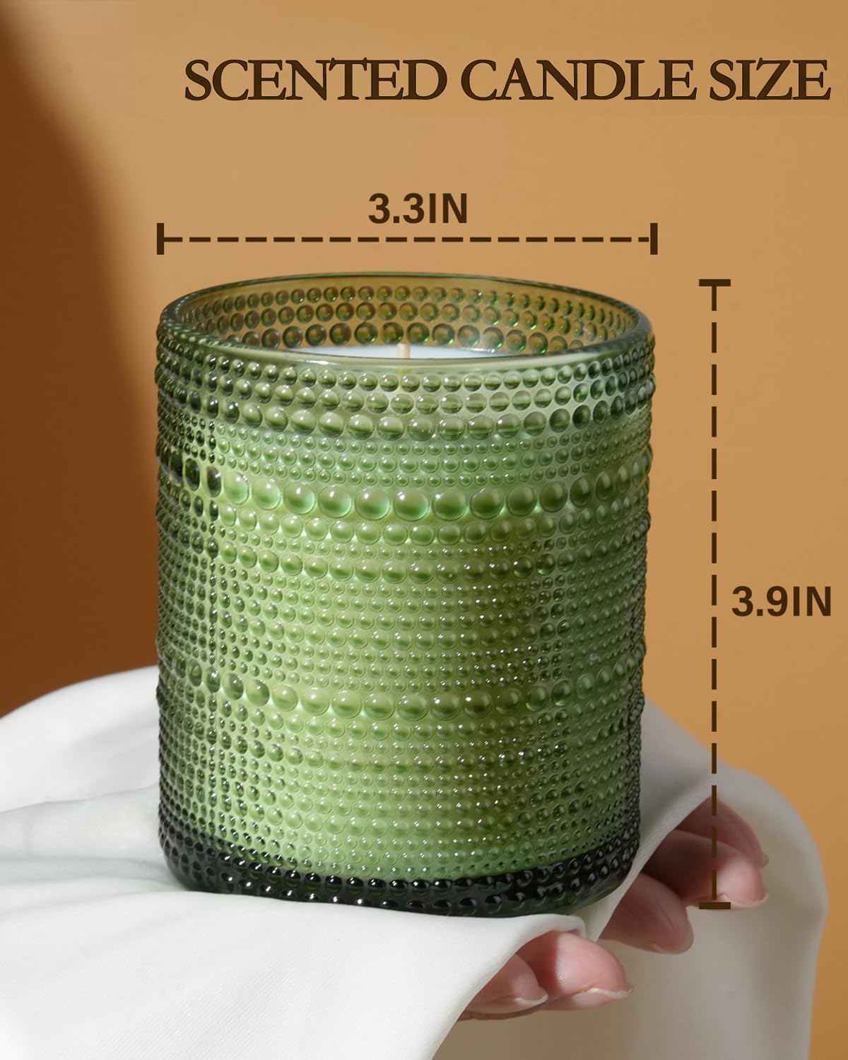 Balsam Cedar Scented Candles for Christmas Decor, Soy Scented Candle for Home Large Jar Candle, Aromatherapy Candle Over 60 Hours Christmas Candles Ideal Holiday Gift - Image 5