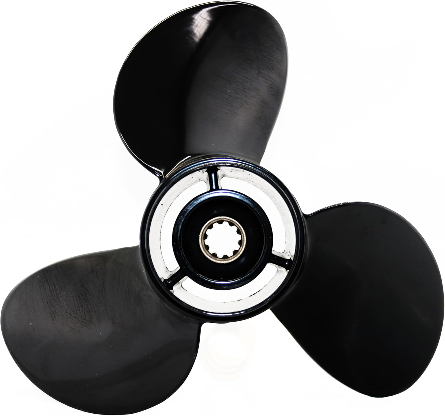 CAPTAIN 9.5x11 OEM Grade Aluminum Outboard Propeller for Mercury Engines 25-30 HP 4-Stroke