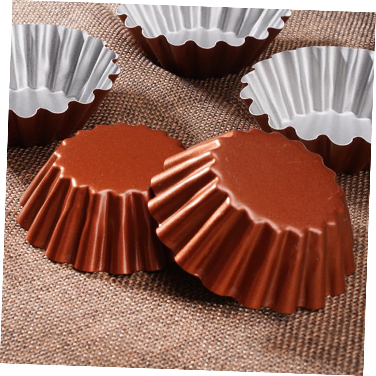 ABOOFAN Piezas Molde Redondo Para Tarta De Huevo Molde Para Tarta De Acero Al Carbono Molde Para Tarta Antiadherente Accesorio Para Hornear Moldes Acero De Alto Carbono Pudín Crisantemo