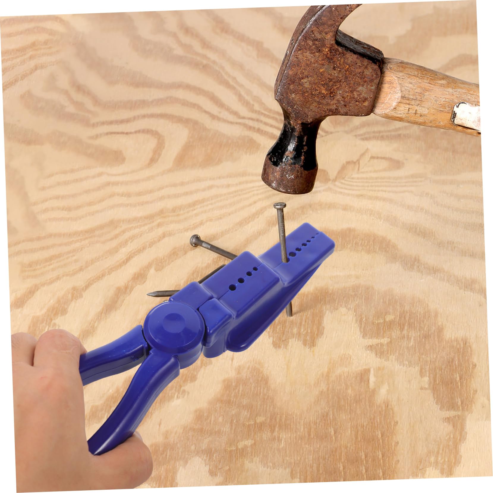 Artibetter 4pezzi Pinze Ergonomiche Per Chiodi Con Supporto Per Martellare Strumento Compatto e Leggero Per Fissare Chiodi e Facile Da Usare Per Tutti Di Esperienza