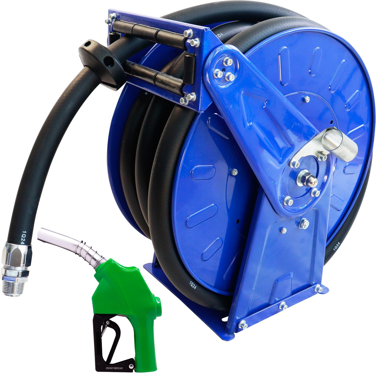 Heavy Duty Fuel Hose Reel,Fuel Nozzle, 1
