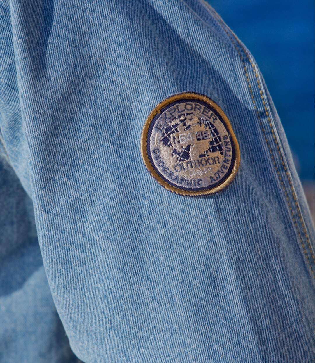 ATLAS FOR MEN - Giacca di jeans - Disponibile in taglie grandi da M a 5XL