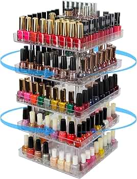 Présentoir Acrylique Transparent Pour Cartes - 31,3 X 17 X 11 Cm - Organisateur Multi-étagères Pour Cartes De Visite, Vernis à Ongles, Bijoux