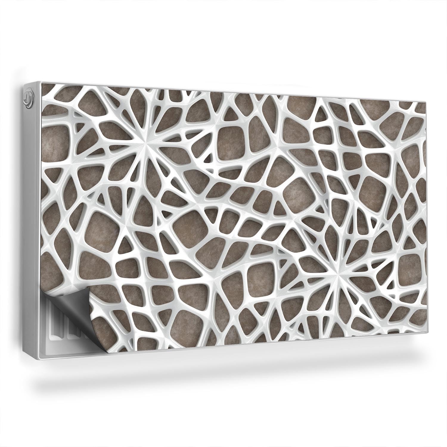 Couverture Magnétique 110x60 cm de Radiateur Toile d'Araignée Ajourée