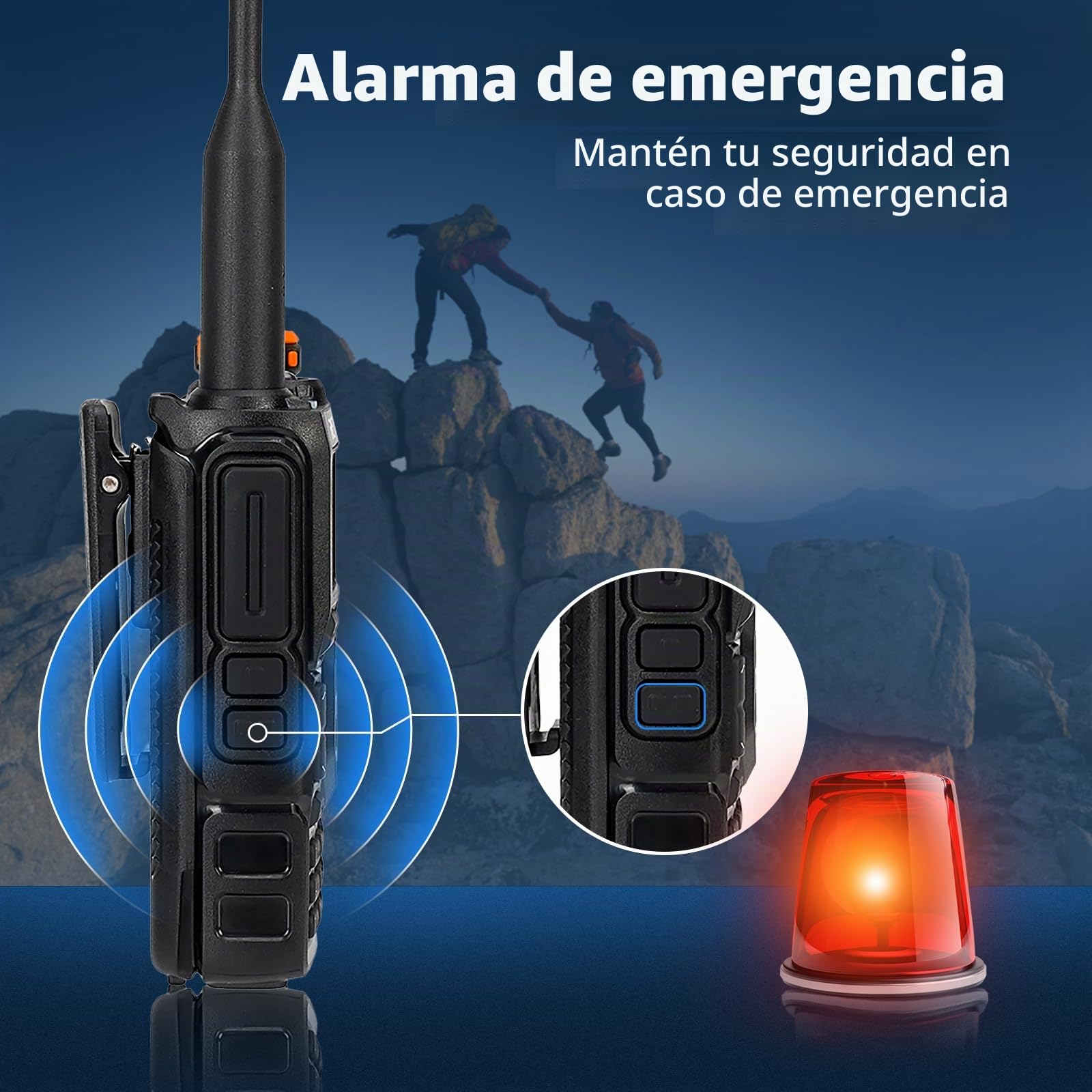 Retevis RA79 Ham Radios, Radio de Doble Banda con Micrófono Sensible | Recepción de Banda Aire, Captura de Canal, Radio de 2 Vías para Caza, Viajes, Walkie Talkie Largo Alcance