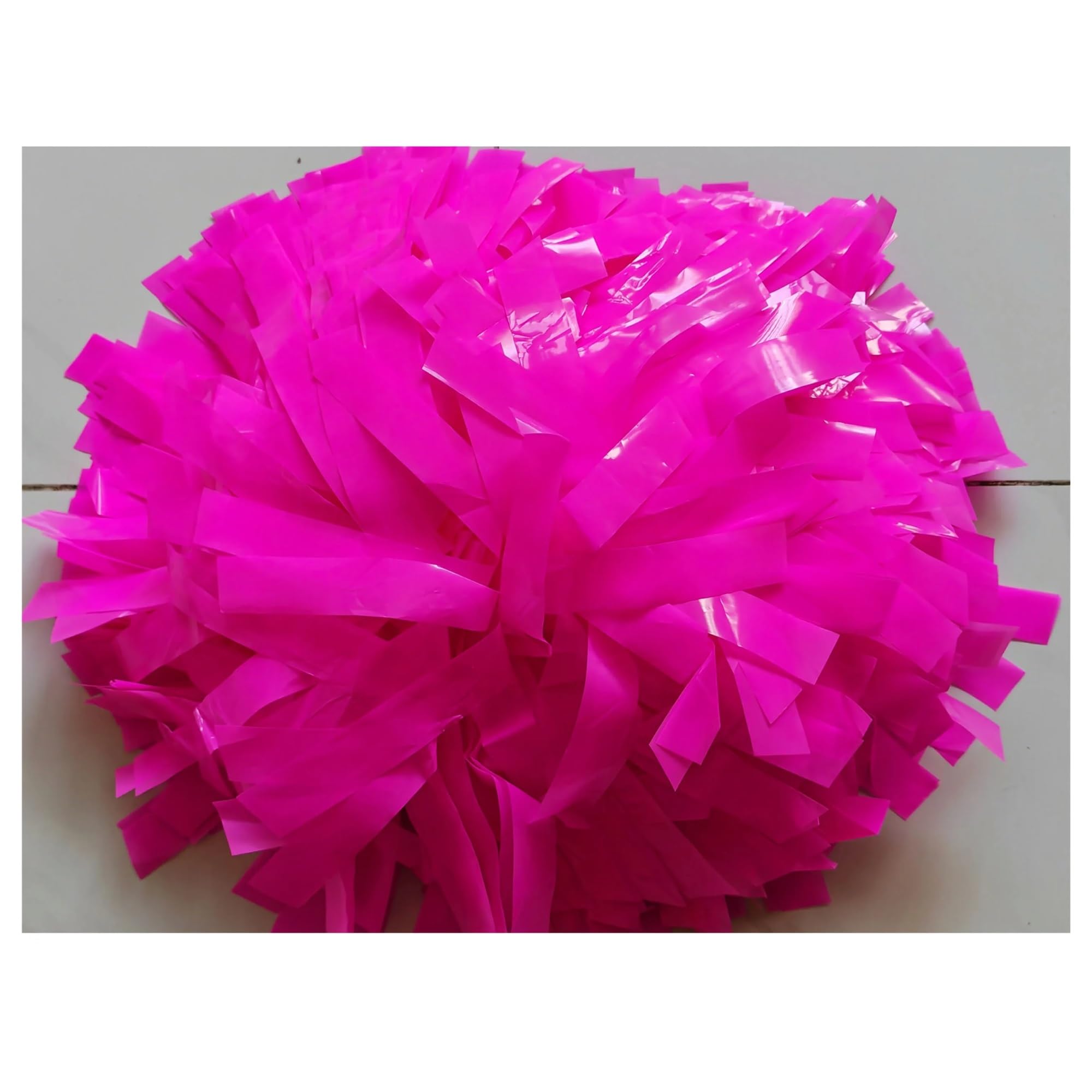 1Piece Metallic Pom Pom Pom Handle, Cheerleader Pom Pom(Color 11,8 Inch)